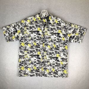 Vintage‎ 90's No Boundaries Skater T-Shirt Japanese All Over Print Men's Size L